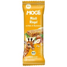 Mogli BIO batoniņš ar lazdu riekstiem Crunchy, 25g